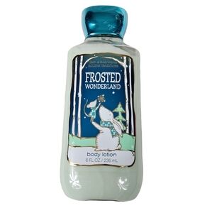 NWT Bath & Body Works Frosted Wonderland 8‎ oz. Body Lotion Limited Release M43